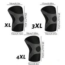 1 Par de rodilleras profesionales, con capacidad de carga de 110 kg | Diseño antideslizante y anticurva | Adecuado para hombres y mujeres, apto para correr, senderismo | Manga de rodilla de nailon de alta elasticidad y transpirable - Multicolor - Ver 7