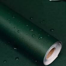 1 rolo de papel de parede vinílico autoadesivo fosco de cor sólida - Papel de parede texturizado à prova d'água e removível, adequado para quarto, sala de estar e reforma de dormitório - Decoração simples para casa, faça você mesmo, reforma de quartos de dormitório