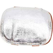 Escudo de Mano de Soldadura, Guantes de Soldadura Escudoérmico Cuero de Vaca Dividido Almohadilla de Mano de Soldadura Trasera Aluminizada para Caldera Industrial, Fundición de - 1 - Ver 8