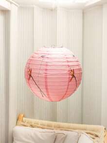 6pcs Chinese & Japanese Style Round Paper Lanterns, Decorative For Hanging At Birthday, Wedding, Christmas, Bridal Shower And Home Party - Various - View 8