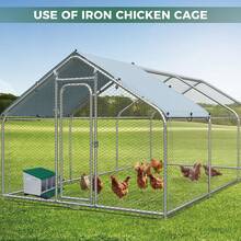 Techigher Chicken Nesting Boxes, 3/4 Hole Metal Chicken Egg Laying Box With Pull-Out Trays And Rollout Egg Collection For ChickenCoop - Green 3 Hole - View 8