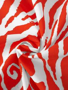 Neue Ankunft Damen Mode bedrucktes Hemd in Knielänge mit Knopfleiste, geeignet für alle Jahreszeiten