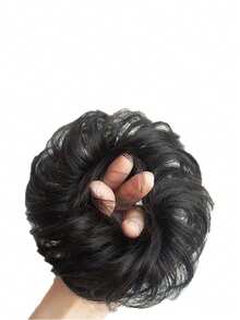Elegant Lady Chignon, Hair Extensions - Stretchable Synthetic Hair, Women's Luxury Messy Bun Hair Extensions, Messy Bun Extensions, Curly Messy Bun Synthetic Hair Chignon, Elegant Lady Hairstyle, Black Messy Bun Hair Piece, Wavy Curly Hair Scrunchie, Synthetic Hair Ponytail Extensions, Thick Updo Fake Hair - Nhiều màu - Xem 23