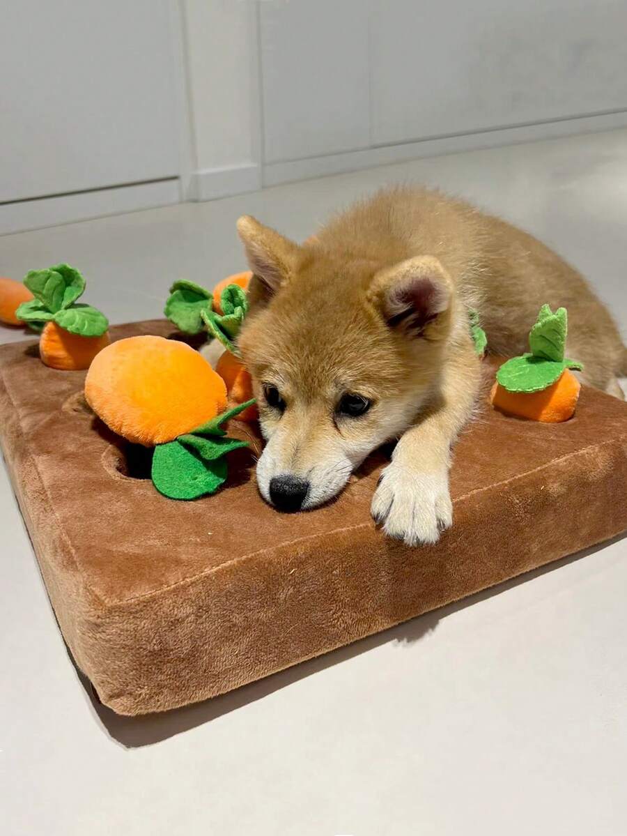 Carrot Shaped Dog Toy, Durable Chew Toy, Promotes Natural Foraging Skills And Mental Stimulation, Suitable For All Dog Breeds