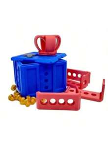 1 件装创意简约风格 3D 打印螺丝礼盒树脂材质恶作剧收纳盒女友捉弄/同事恶作剧/节日惊喜超搞笑礼盒钱罐趣味恶作剧盒复活节/父亲节/返校季 - 彩色 - 查看 5