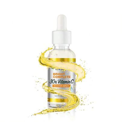 亮白全效维生素C精华液，维生素C+果酸精华液——提亮肤色，改善暗沉，提升光泽，均匀肤色——适合所有肤质，30毫升