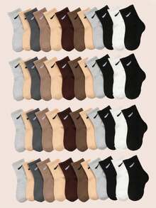 20 đôi tất len Merino thoáng khí, thoải mái cho trẻ em, thích hợp để mang hàng ngày mà không gây khó chịu. - Nhiều màu - Xem 10