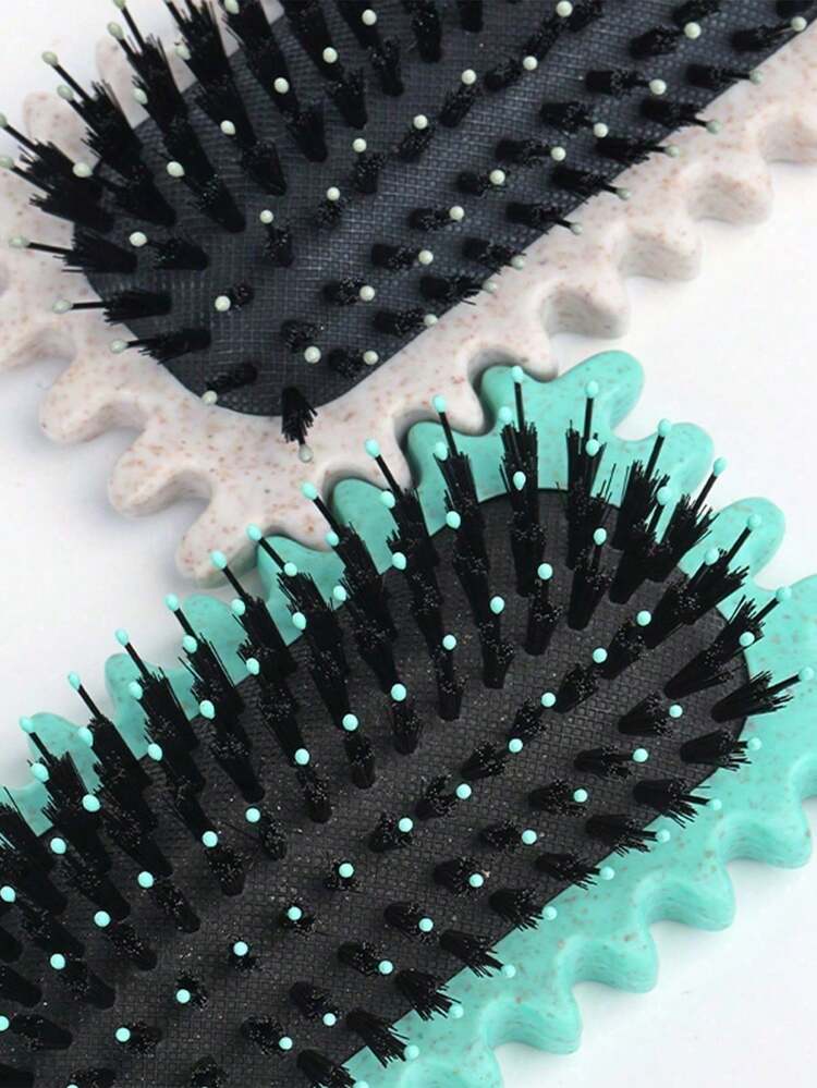 0150623540004 Hair Brushes - EU+UK 2026 Curling Styling Comb - Featuring Bristles And Special Design For Curly Hair, Suitable For Men And Women To Shape And Style Curly Hair, Reducing Pulling And Separation. Essential Hairstyling Tool, Product And Accessory For Salons, Beauty Parlors, Travel, Back To School, Vacation, Etc., As Well As Women's Hairstyling Accessories. - Multicolor - View 5