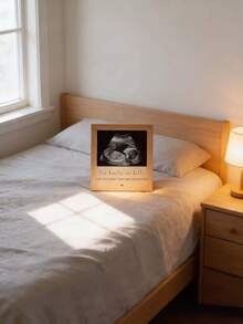 木质婴儿相框，孕期纪念相框，适合作为礼物送给妈妈、妻子、女友、爸爸、闺蜜、宝宝