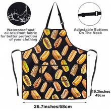 JNIAP Hot Dog Apron With Pockets Hot Dogs Lover Gifts Hot Dogs Chef Apron Fast Food Apron Hot Dog Maker Aprons,ManyHotDogAp - ManyHotDogAp - View 3