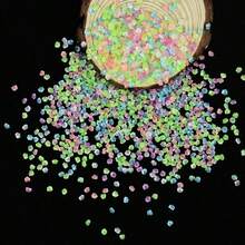 20.000 piezas Piedras que brillan en la oscuridad - Piedras de hadas y grava decorativa para acuarios, adecuadas para senderos al aire libre, manualidades DIY y mini rocas - Multicolor - Ver 5