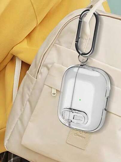 可爱防摔透明耳机保护套，兼容 1/2/3/4、Pro 2/Pro 3，带防丢保护壳