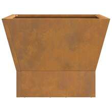 vidaXL Fogueira Marrom 40 x 40 x 35 cm Aço - Castanho - Ver 6