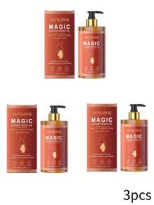 100ml Body Firming Oil - Moisturizing & Glossing Dry Skin Care With Patchouli Leaf & Acetyl Tripeptide-1, Cell-Activating Massage Oil For Butt, Abdomen, Thighs - 棕色 - 查看 13