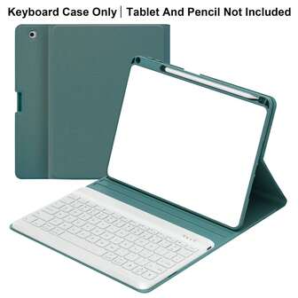 Avtagbart trådlöst bakgrundsbelyst tangentbordsfodral för iPad 5:e/6:e generationen (2017/2018) och 9,7" iPad Air 2, Smart Folio-skyddsfodral