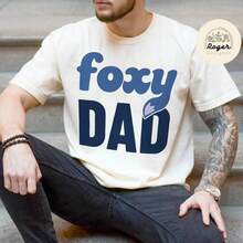 1pc Father's Day Shirt,Foxy Dad Shir, Walt Disneyworld Tee, Nick And Judy Shirt, Disneyland Dad Gift - trắng - Xem 7