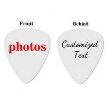 Customized Photo & Text Guitar Picks, Personalized Bass Guitar Accessories, Guitar Picks, Musician Gifts, Guitar Pick Gifts, Mother's Day, Father's Day, Valentine's Day, Christmas Gifts, Ideal Gifts For Women/Men, Friends, Anniversary, Birthday, Autumn, Fall, Winter - Multicolor - View 6