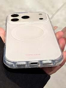 Custodia per telefono senza fili di ricarica magnetica alla moda e carina con effetto macchia di vernice, compatibile con 17 Pro Max, 17 Pro, 17, 16 Pro Max, 16 Pro, 16, 16, 15 Pro Max, 15 Pro Max, 15 Pro, 15 Pro Max, 14 Pro Max, 13, 12 Pro Max, 11, cover posteriore lucida e morbida di colore gelatinoso, antiurto - Bianco - Visualizzare 6