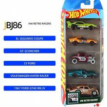 Hot Wheels 一套5辆1:64比例合金赛车玩具，F1车队涂装，红牛哈斯车队收藏级模型车，男孩理想礼物，适合3岁以上儿童，圣诞节礼物 - 彩色 - 查看 17