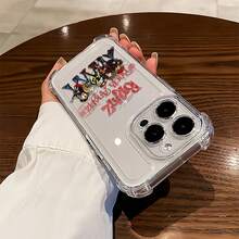 Funda para teléfono  Rock Angelz con diseños modernos y elegantes, compatible con teléfonos ,  17,  16 Pro Max,  15 Pro Max,  13 y  12. Fabricada con TPU resistente para una protección óptima contra golpes y caídas. Un regalo ideal para amigos, familiares y cualquier fan de  para celebraciones de verano, cumpleaños o simplemente porque sí. - transparente - Ver 4