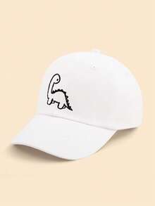 1 chiếc mũ lưỡi trai cổ điển hình khủng long màu trơn - Thích hợp sử dụng ngoài trời quanh năm cho trẻ từ 1-8 tuổi. - 1PC - Xem 13