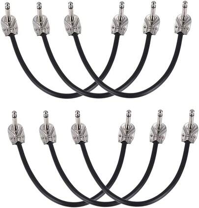 Domary de conexión para Instrumento de Pedal de Efecto de Guitarra de 30 / 12 Pulgadas 1/4