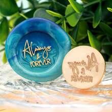 BAOFALI 1个心形/玫瑰/月亮/猫/谢谢/生日快乐图案火漆印章头（无柄）- 浪漫情人节火漆印章 - 婚礼请柬火漆印章 - 礼品包装火漆印章，情人节礼物