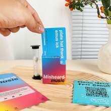 Funny Music Cards 2025 Misheard Music Party Game - Lively Holiday Gathering Toy Christmas Gift - 音樂卡片 - 查看 8