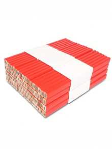 黑色扁平八角形木工铅笔，可填充笔芯的木工标记铅笔 - 彩色 - 查看 9