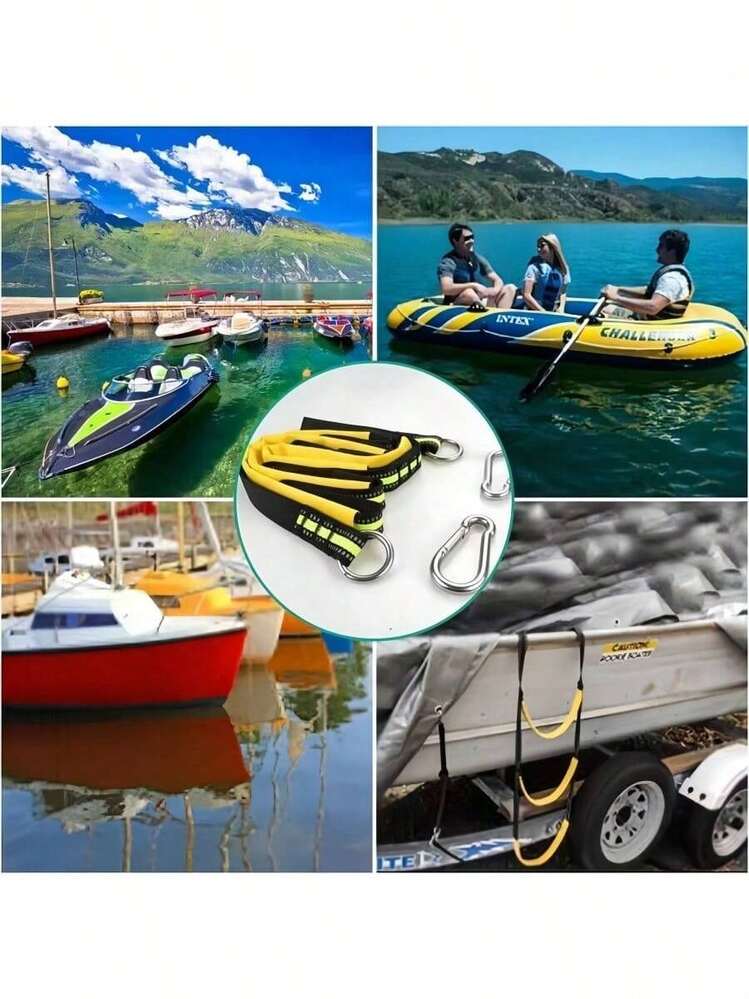 Boat Rope Ladder, Easy Boarding, Inflatable Boat Boarding Soft Ladder, Foldable Hanging Ladder For Yacht, Dinghy, Inflatable Boat, Available In Multiple Colors And Sizes - Multicolor - View 9