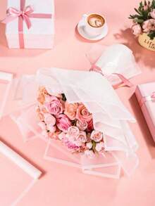 1.57英寸/4厘米 x 5码 星空图案丝带花束包装 手工DIY，尼龙材质，白色、红色、粉色、灰色、蓝色、紫色 - 工艺品、手工制品和缝纫 - 礼品包装用品 - 礼品包装丝带 - 彩色 - 查看 10