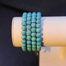 Bohemian Style 4-Piece Bracelet Set - Starfish Pendant, Pearl Accents, Handmade Beading, Fashionable Multi-Layer, Glass Material, No Electroplating - Versatile Daily Wear Jewelry