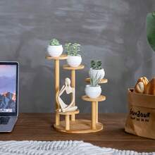 1pc Multi-Tier Succulent Plant Stand, Desktop Organizer Rack For Living Room, Office, Balcony, Thickened - Multicolor - View 9