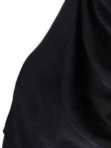 1 Set Instant Hijab With Modal Bonnet, Convenient Chiffon Muslim Headscarf That Doesn't Fall Off Easily, Modest Hijab - Multicolor - View 7