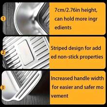1个带盖不锈钢烤盘，双面耐热手柄，条纹不粘涂层。适用于烘焙甜点、海鲜菜肴和烤鱼。是商业厨房的理想之选，可用于烘焙、蒸煮、烧烤、烤制和糕点制作。 - 彩色 - 查看 11