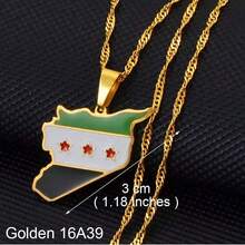 قلادة علم يونيسكس، مجوهرات نسر بتصميم جديد - متعدد الألوان - مشاهدة 11