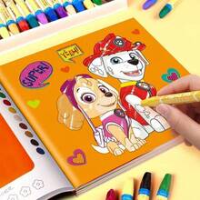 Paw Patrol 1本汪汪队立大功绘画书 儿童涂色书 3-6岁幼儿园涂色书 婴儿涂鸦玩具，完美节日礼物（款式随机）