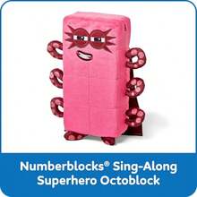 hand2mind - Bloques de numeros para Cantar a lo Largo de superheroes Juguetes de musica numeros para niños pequeños Juguetes de Aprendizaje de matematicas preescolares Peluches de Animales deDuradero y cultiva el interés de los niños - Multicolor - Ver 3