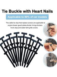 200pcs Heavy Duty Self-Locking Zip Ties, With Pull Head, High Strength Nylon Locking Buckle, Multi-Purpose Fastening Nylon Cable Ties, Suitable For Car Repair, Motorcycle, Bicycle, Electrical Wiring, Durable And Reliable, Easy To Use - Multicolor - View 7