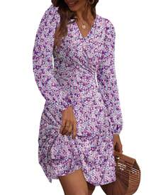 Boho    Split  Wrap    Home - Màu tím - Xem 1