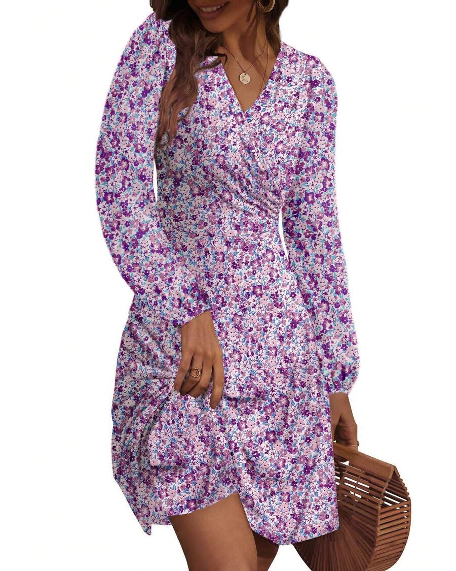 Boho    Split  Wrap    Home - Màu tím - Xem 1