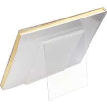 Acrylic Book Shelf, Transparent Display Rack, Slanted Desktop Organizer, Product Stand, Tabletop Book Holder - Clear - View 1