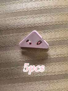 5pcs Colorful Triangular Paper Folders, Artistic & Fresh Design With Candy-Colored Edges, Durable Plastic, Multi-Purpose & Anti-Slip, Suitable For Office, Study, Document & Storage - Multicolor - View 13