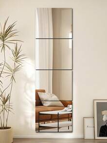 OUTANA Bộ 1/4/6/8 miếng dán gương vuông tự dính bằng acrylic, thích hợp trang trí nhà cửa, có lớp keo dính chắc chắn, không cần khoan, chống thấm nước và chống ẩm, dễ lau chùi, phù hợp cho phòng khách, phòng ngủ, nhà bếp, phòng tắm và văn phòng, là chiếc gương trang điểm tiện dụng và vật trang trí giúp cá nhân hóa không gian của bạn. - Nhiều màu - Xem 3