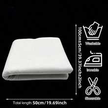 200g/300g/400g Single-Sided Self-Adhesive Cotton Wadding Lining, Milky White Lining Filler, Suitable For Making Wallets, DIY Fabrics, High-Quality Dissolvable Lining - Multicolor - View 1