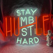 1pc LED Neon Light, For Wall Decor, LED Neon Light Party Decoration, USB Powered Switch, Dimmable Brightness, Suitable For Bedroom Decor, Wall Decor, Men's Gift, Dinosaur Theme, Fun Gift, Decorative Lamp, Living Room Lighting, LED Strip, Ceiling Light Cover, Car Interior Accessories - Red+White - View 6