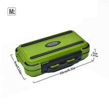 Waterproof Fishing Tackle Box Fishing Accessories Tool Storage Box Fish Hook Lure Fake Bait Boxes For Carp Fishing Goods - Green - View 11