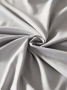 3/4 件纯色家用床单套装，柔软舒适透气的床上用品套装，酒店豪华家居夏季床上用品，单人床，双人床，大号双人床，1 或 2 个枕套，1 件床单和 1 件床笠，房间装饰，理想的礼物。适用于家庭床上用品和学校床上用品宿舍必需品，浅灰色，Oeko-Tex 认证 - 淺石灰色 - 查看 6