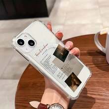 Suitable For IPhone 17 Pro Max Series,Fashion Singer Ariana's Grandes Art Label Design Phone Case Suitable For IPhone 17, 16e, 16, 15, 14, 13, 12, 11, Air Pro Max Mini XR XS X 7 & 8 Plus - Four-Corner Drop Protection Transpart Magnetic Soft TPU, Shockproof Cover, Lightweight Cover, Uv Printed, Trd Followers, Music Fans. Christmas Accessories. Perfect For Christmas Gift Giving And The Best Choice For Girlfriends - 混合色 1 - 查看 6