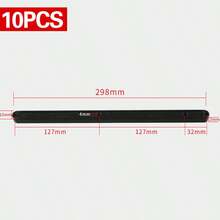 5Pairs(10pcs) Draw Rail Set Plastic Drawer Slides 298mm Draw Runners Replacement - Multicolor - View 6